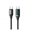 Kabel USB Usams U78 USB-C/USB-C 100W PD Fast Charging 1,2m LED-czarny - nr 1