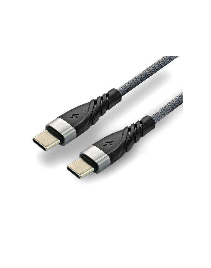 Kabel USB-C everActive CBS-1CCD USB 3.1 Gen2 E-Marker 1m Power Delivery 5A 100W 10Gbps 4K60Hz UHD główny