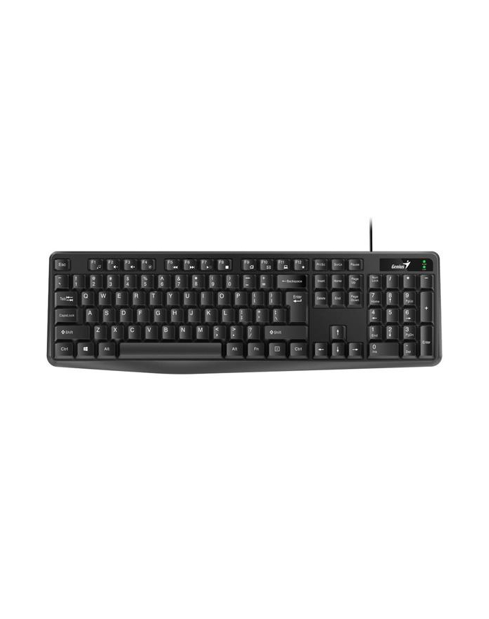 Klawiatura przewodowa Genius KB-117 Offcie black, Full size, odporna na zalanie główny