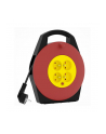Przedłużacz zwijany kompaktowy KERG-PZ-4Z/KTS 4 gniazda czarno-czerwono-żółty 10m 10A H05VV-F 3x1,0mm2 - nr 1