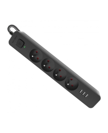 Listwa zasilająca Defender SFS 135 5 m, 4 gniazda, 3x USB
