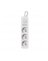 Listwa zasilająca Defender SFS 131 1,5 m, 3 gniazda, biała - nr 4