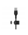 BELKIN KABEL USB-A TO LTG OPLOT, SILICONE, 3M Black - nr 5