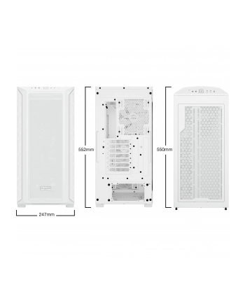 Obudowa be quiet! Shadow Base 800 FX White E-ATX Midi ARGB z oknem bez zasilacza