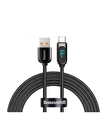 Kabel przewód USB - USB-C / Typ-C 200cm Baseus Display CASX020101 z obsługą szybkiego ładowania 66W