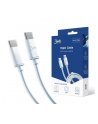 Kabel USB 3mk Hyper Silicone Cable USB-C to USB-C 100W biały - nr 2