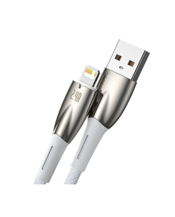 Kabel przewód USB - Lightning / iPhone 200cm Baseus Glimmer CADH000302 z obsługą szybkiego ładowania 2.4A