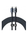 Kabel przewód USB-C PD 2.0 200cm Baseus Crystal CAJY000701 Quick Charge 3.0 5A z obsługą szybkiego ładowania 100W - nr 10