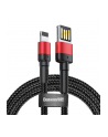 Kabel przewód USB - Lightning / iPhone 100cm Baseus Cafule CALKLF-G91 z obsługą szybkiego ładowania 2.4A - nr 1