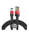 Kabel przewód USB - Lightning / iPhone 100cm Baseus Cafule CALKLF-G91 z obsługą szybkiego ładowania 2.4A - nr 8