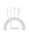Kabel przewód USB 3w1 - USB-C, Lightning, micro USB 150cm Baseus CAMLTYS-02 do 3,5A - nr 1