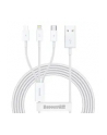 Kabel przewód USB 3w1 - USB-C, Lightning, micro USB 150cm Baseus CAMLTYS-02 do 3,5A - nr 23