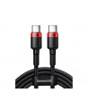 Kabel przewód USB-C PD 2.0 200cm Baseus Cafule CATKLF-AL91 Quick Charge 3.0 5A z obsługą szybkiego ładowania 100W - nr 2