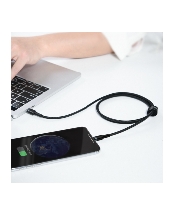Kabel przewód USB-C / Typ-C - Lightning / iPhone 100cm Baseus Cafule CATLKLF-G1 z obsługą szybkiego ładowania 18W PD