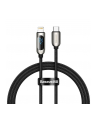 Kabel przewód USB-C / Typ-C - Lightning / iPhone 100cm Baseus Display CATLSK-01 z obsługą szybkiego ładowania 20W PD - nr 1