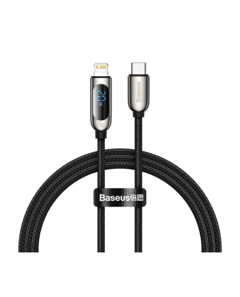 Kabel przewód USB-C / Typ-C - Lightning / iPhone 100cm Baseus Display CATLSK-01 z obsługą szybkiego ładowania 20W PD