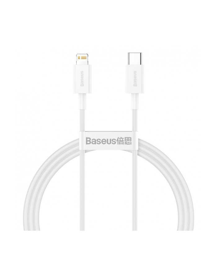Kabel przewód USB-C / Typ-C - Lightning / iPhone 100cm Baseus CATLYS-A02 z obsługą szybkiego ładowania 20W PD główny