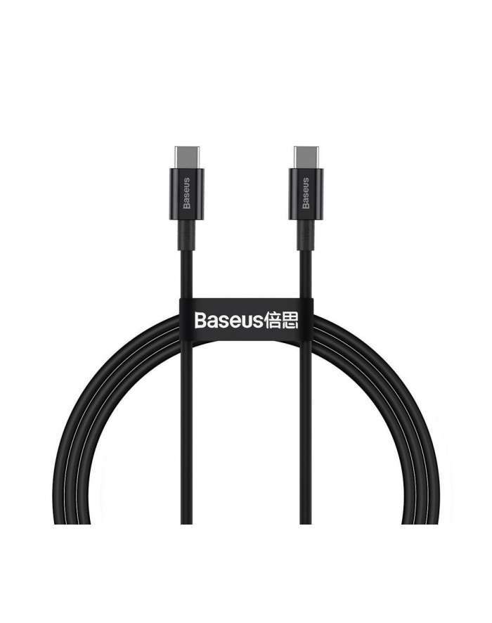 Kabel przewód USB-C PD 2.0 100cm Baseus Superior CATYS-B01 Quick Charge 3.0 5A z obsługą szybkiego ładowania 100W główny