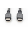 Kabel połączeniowy DIGITUS PREMIUM USB 4.0 Typ USB C/USB C M/M 40Gbps PD 3.0 100W 8K 60Hz czarny nylon 1m - nr 4