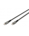 Kabel połączeniowy DIGITUS PREMIUM USB 4.0 Typ USB C/USB C M/M 40Gbps PD 3.0 100W 8K 60Hz czarny nylon 1m - nr 5