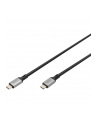 Kabel połączeniowy DIGITUS PREMIUM USB 4.0 Typ USB C/USB C M/M 20Gbps PD 3.0 60W 4K 60Hz czarny nylon 3m - nr 15