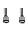 Kabel połączeniowy DIGITUS PREMIUM USB 4.0 Typ USB C/USB C M/M 20Gbps PD 3.0 60W 4K 60Hz czarny nylon 3m - nr 22