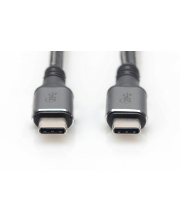 Kabel połączeniowy DIGITUS PREMIUM USB 4.0 Typ USB C/USB C M/M 20Gbps PD 3.0 60W 4K 60Hz czarny nylon 3m