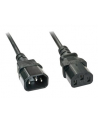 Przedłużacz kabla zasilającego LINDY 3 Pin C14 - C13 2m Black - nr 2