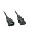 Przedłużacz kabla zasilającego LINDY 3 Pin C14 - C13 2m Black - nr 5