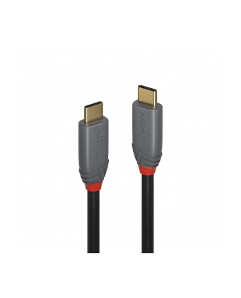 Kabel USB 3.2 LINDY Type C/C M/M Anthra Line PD 3.0 1,5m czarny