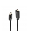 Kabel adapter LINDY DisplayPort - HDMI M/M 10.2G 1m czarny 4K UHD 30Hz - nr 1