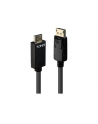 Kabel adapter LINDY DisplayPort - HDMI M/M 10.2G 1m czarny 4K UHD 30Hz - nr 3