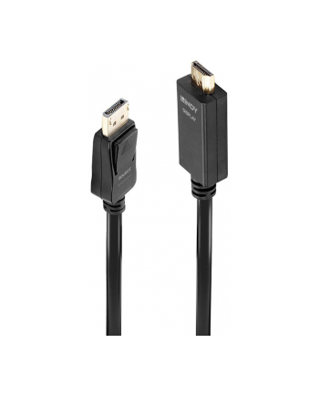 Kabel adapter LINDY DisplayPort - HDMI M/M 10.2G 5m czarny 4K UHD 30Hz