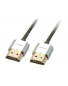 Kabel HDMI 2.0 LINDY CROMO Slim High Speed M/M Ethernet 1m cromo - nr 2