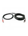Kabel drukarkowy USB LINDY 2.0 A/M - USB B/M, Active Cable 10m Czarny - nr 8