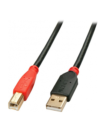 Kabel drukarkowy USB LINDY 2.0 A/M - USB B/M, Active Cable 15m Czarny nr 2