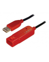 Przedłużacz USB 2.0 LINDY Active Extension Pro A/B 12m - nr 3