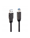 Kabel drukarkowy USB LINDY 3.0 A/M - USB B/M, Active Cable 10m Czarny - nr 3