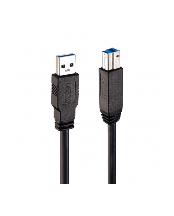 Kabel drukarkowy USB LINDY 3.0 A/M - USB B/M, Active Cable 10m Czarny