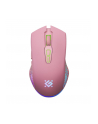 Mysz bezprzewodowa Defender PANDORA GM-502 optyczna 3200dpi różowa RGB AKUMULATOR 7 przycisków Gaming bezklikowa silent - nr 1