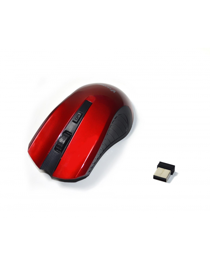 Mysz bezprzewodowa VAKOSS TM-658UR optyczna 4 przyciski 1600dpi czerwona główny