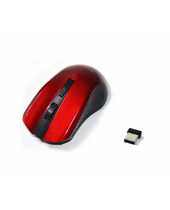 Mysz bezprzewodowa VAKOSS TM-658UR optyczna 4 przyciski 1600dpi czerwono-czarna