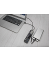 Hub USB 3.0/Koncentrator DIGITUS 7-portowy USB A + adapter USB-C 5Gbps z wyłącznikami aluminiowy aktywny - nr 7