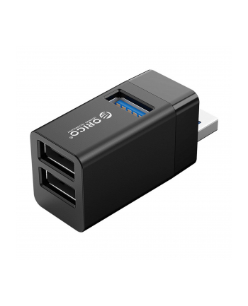 Hub USB Orico MINI-U32-BK-BP mini bez kabla 3 porty USB-A 3.1 i 2.0