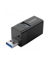 Hub USB Orico MINI-U32-BK-BP mini bez kabla 3 porty USB-A 3.1 i 2.0 - nr 2