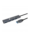 Hub USB Techly 4-portowy USB3.2 Gen1 - nr 1