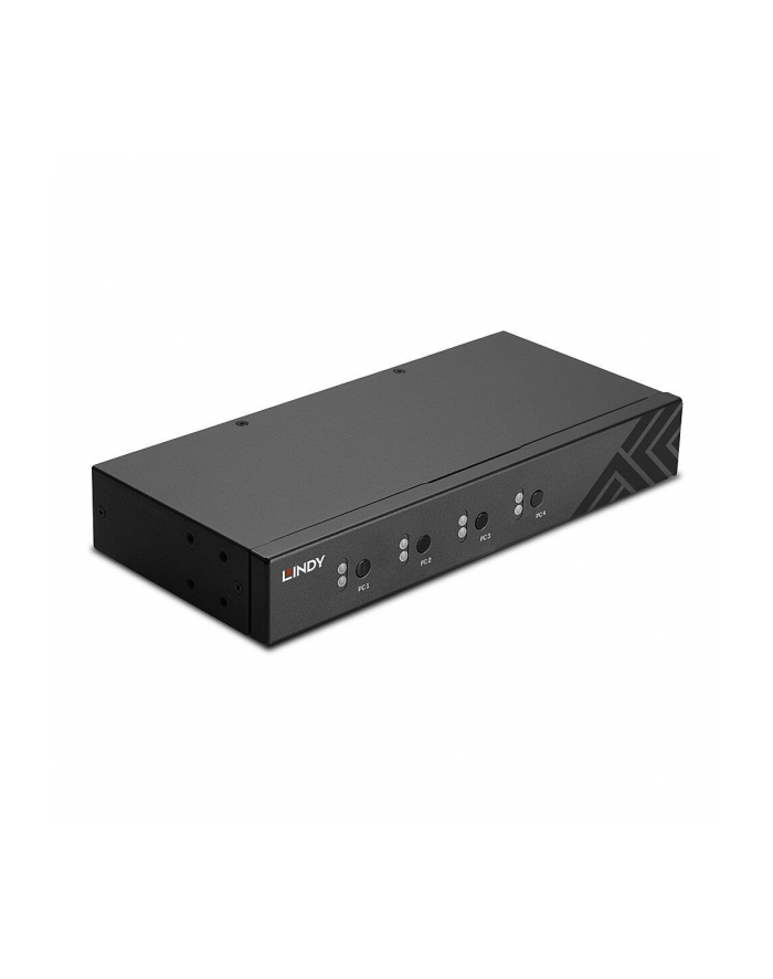 Przełącznik KVM LINDY 4-portowy USB 2.0 & Audio KM Switch główny