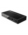 Przełącznik KVM LINDY 2-portowy HDMI 4K60, USB 2.0 & Audio Black - nr 12