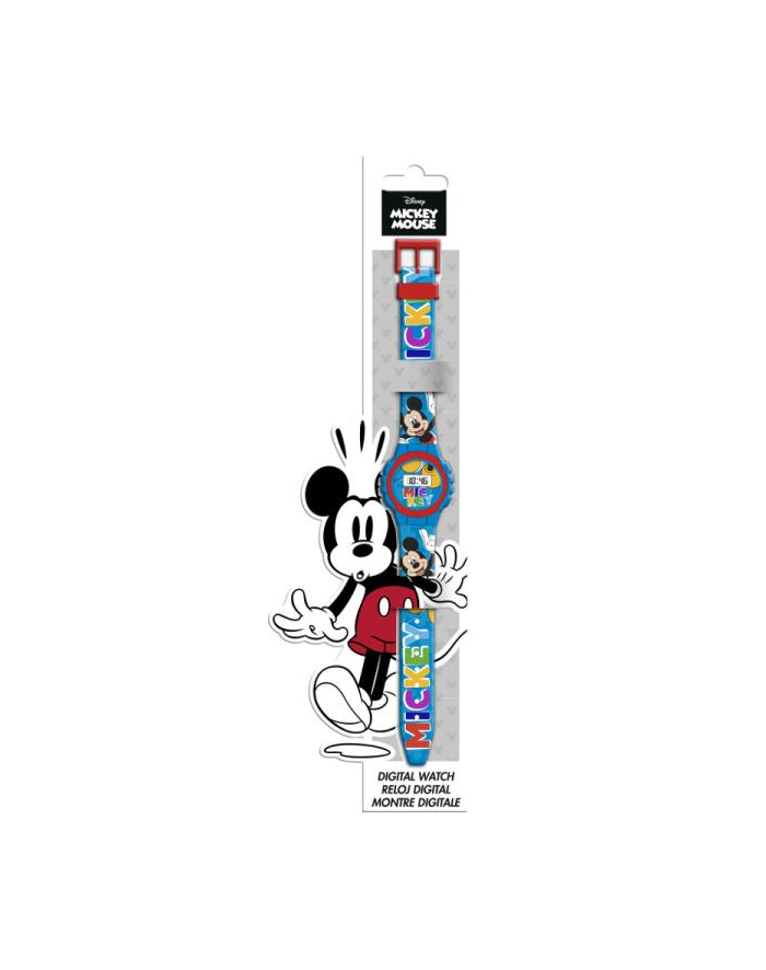 Zegarek cyfrowy KE02 ECO Mickey Mouse (bez plastikowego opakowania) MK4164 Kids Euroswan główny