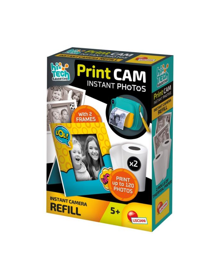 lisciani giochi Rolki do zdjęć Print Cam Instant Photos Hi-Tech 2szt. LISCIANI 101818 główny